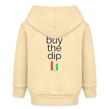 Achetez à la baisse - Pour tous les Finance Bros - Veste à capuche bébé bio Stanley/Stella - crème - Dos