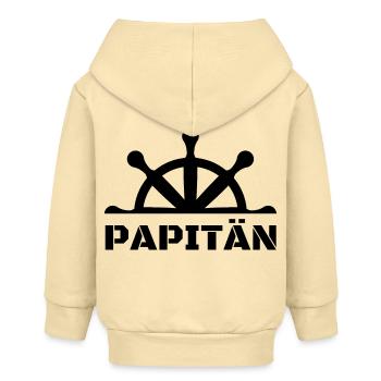 Dynamische Tanzsilhouetten - Baby Organic Kapuzenjacke Baby Connector von Stanley/Stella - Creme - Hinten
