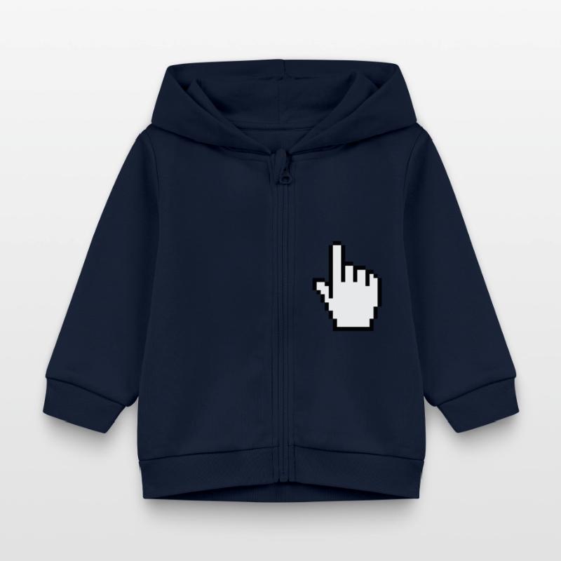 pointer / cursor Baby Organic Kapuzenjacke Baby Connector von Stanley/Stella