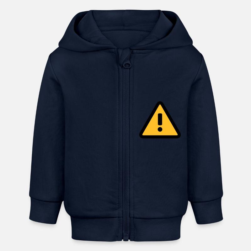 achtung_f2 - Veste à capuche bébé bio Stanley/Stella - bleu marine