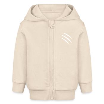 krallen - Baby Organic Kapuzenjacke Baby Connector von Stanley/Stella - Natur - Vorne