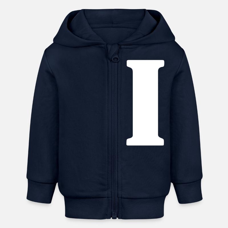 I - Veste à capuche bébé bio Stanley/Stella - bleu marine