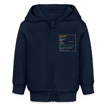 Legendäre Katzenmama Legendär Katzen Tiere Cat - Baby Organic Kapuzenjacke Baby Connector von Stanley/Stella - Navy - Vorne