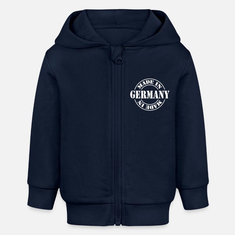 made in germany m1k2 - Veste à capuche bébé bio Stanley/Stella - bleu marine