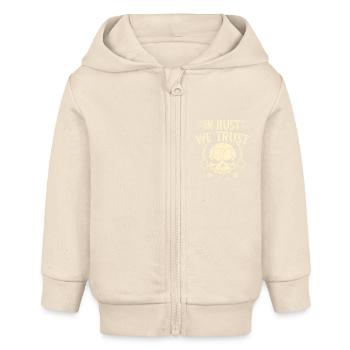 Chez Rust, nous comptons sur Blacksmith Bladesmith - Veste à capuche bébé bio Stanley/Stella - écru doux - Devant