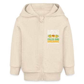 Glutenfrei Gluten - Baby Organic Kapuzenjacke Baby Connector von Stanley/Stella - Natur - Vorne