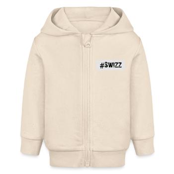 Swizz - Veste à capuche bébé bio Stanley/Stella - écru doux - Devant