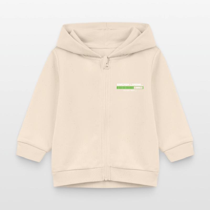 Sarcasm loading please wait Baby Organic Zip-up Hoodie by Stanley/Stella