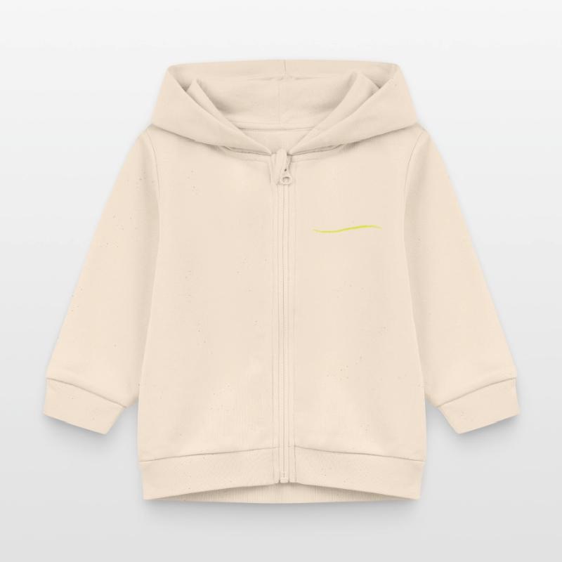 scribbled line | scribbled line Baby Organic Zip-up Hoodie by Stanley/Stella