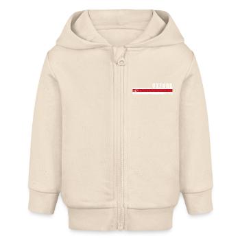 Oxford England Vintage Design - Baby Organic Kapuzenjacke Baby Connector von Stanley/Stella - Natur - Vorne