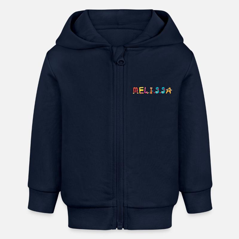 Melissa - Veste à capuche bébé bio Stanley/Stella - bleu marine