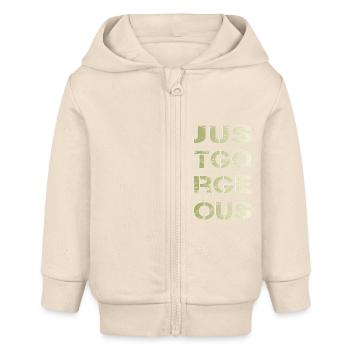 just gorgeous - Baby Organic Kapuzenjacke Baby Connector von Stanley/Stella - Natur - Vorne