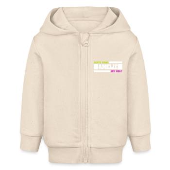 Mère Amélie - Veste à capuche bébé bio Stanley/Stella - écru doux - Devant