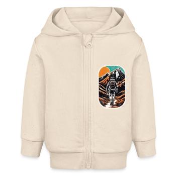 Natur & Bergwandern - Baby Organic Kapuzenjacke Baby Connector von Stanley/Stella - Natur - Vorne