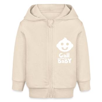 Call me baby - Baby Organic Kapuzenjacke Baby Connector von Stanley/Stella - Natur - Vorne