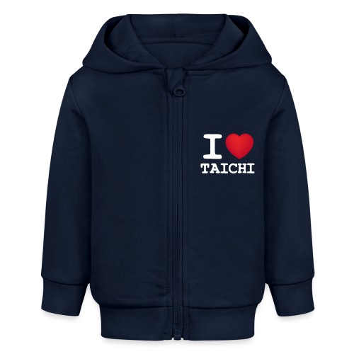 I Love TaiChi Ich liebe Taiji Tai Ji Quan - weiss - Stanley/Stella Bio zip-hoodie BABY CONNECTOR