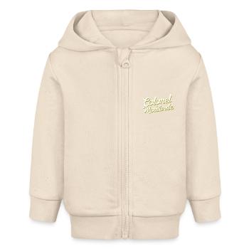 Colonel Mustard - Baby Organic Zip-up Hoodie by Stanley/Stella - soft Ecru - Front