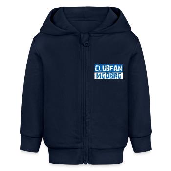Clubfan Magdeburg Football - Veste à capuche bébé bio Stanley/Stella - bleu marine - Devant