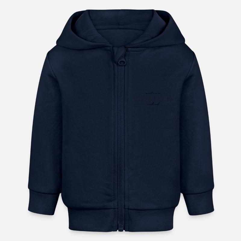 Reykjavik, Islande Style Design T-shirt - Veste à capuche bébé bio Stanley/Stella - bleu marine