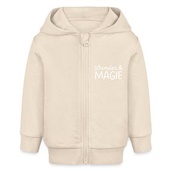 Wunder & Magie - Baby Organic Kapuzenjacke Baby Connector von Stanley/Stella - Natur - Vorne