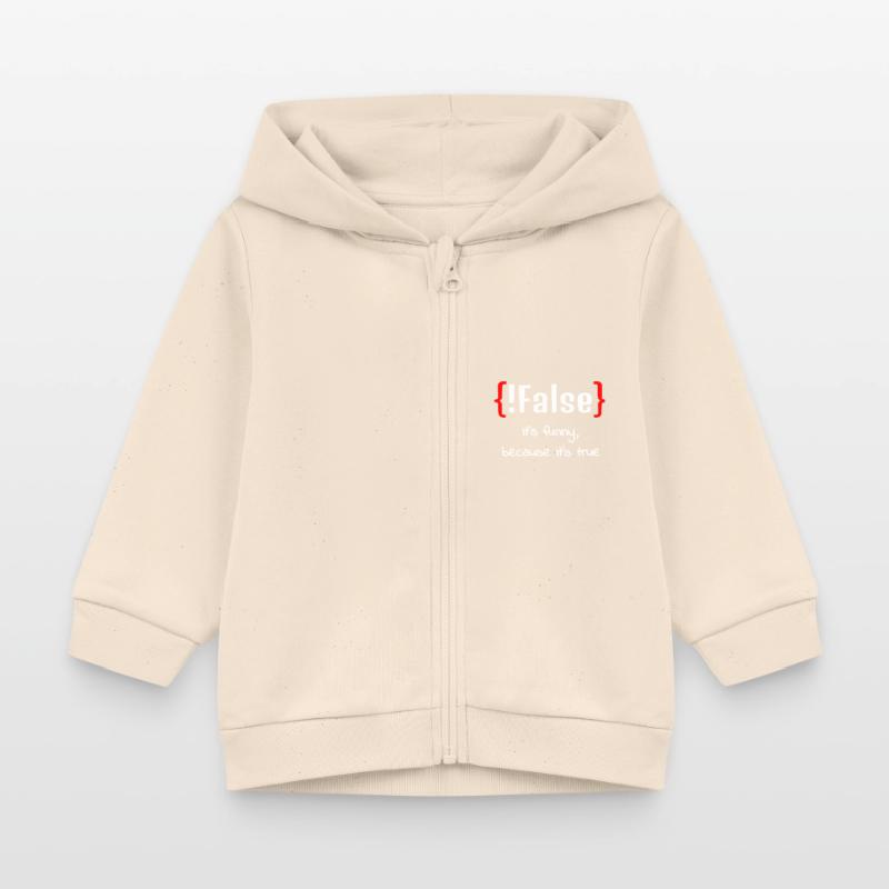 IT Informatics Computer Scientist Computer Work Gift Baby Organic Zip-up Hoodie by Stanley/Stella
