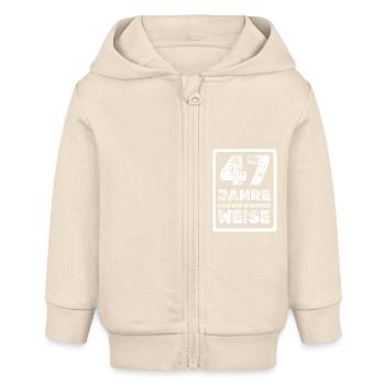 47 - Baby Organic Kapuzenjacke Baby Connector von Stanley/Stella - Natur - Vorne