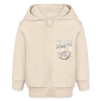 Keine Fehler - Baby Organic Kapuzenjacke Baby Connector von Stanley/Stella - Natur - Vorne