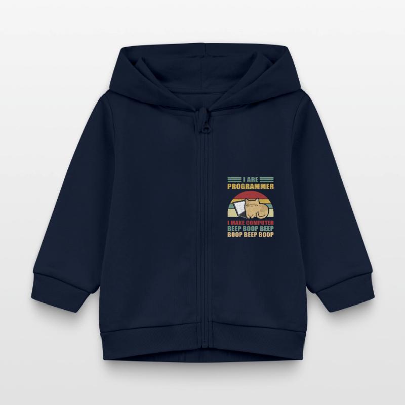 Programmierer Geschenk Admin Computer Informatiker Baby Organic Kapuzenjacke Baby Connector von Stanley/Stella
