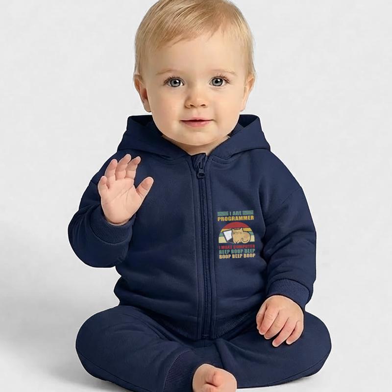 Programmierer Geschenk Admin Computer Informatiker Baby Organic Kapuzenjacke Baby Connector von Stanley/Stella