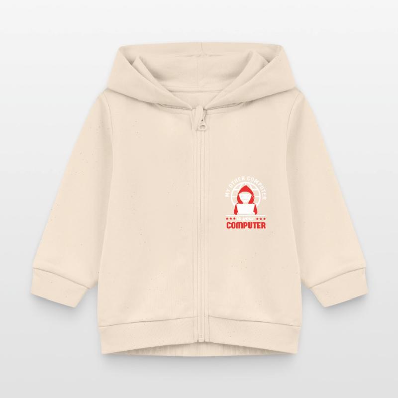 Cybersecurity Cyber Programmierer Hacker Baby Organic Kapuzenjacke Baby Connector von Stanley/Stella