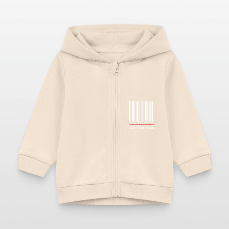 Cybersecurity Cyber Programmierer Hacker Baby Organic Kapuzenjacke Baby Connector von Stanley/Stella