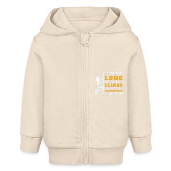 Industriekletterer Tower Climber Industrieklettern - Baby Organic Kapuzenjacke Baby Connector von Stanley/Stella - Natur - Vorne