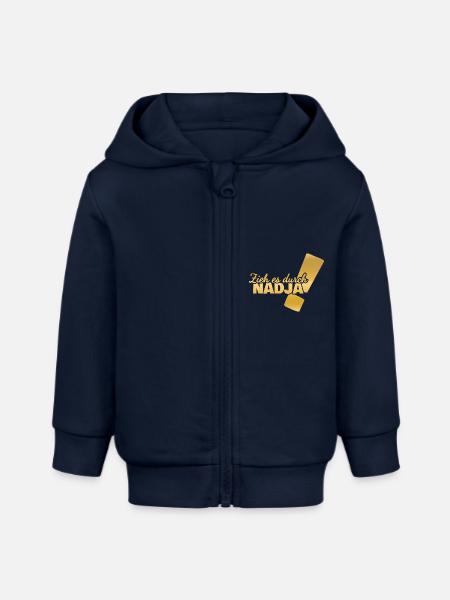 Nadja - Baby Organic Kapuzenjacke Baby Connector von Stanley/Stella - Navy