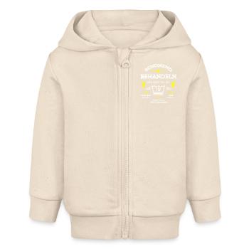 SCHONEND BEHANDELN 19. GEBURTSTAG - Baby Organic Kapuzenjacke Baby Connector von Stanley/Stella - Natur - Vorne