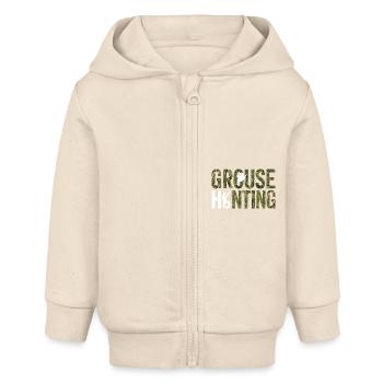 Auerhahn - Baby Organic Kapuzenjacke Baby Connector von Stanley/Stella - Natur - Vorne