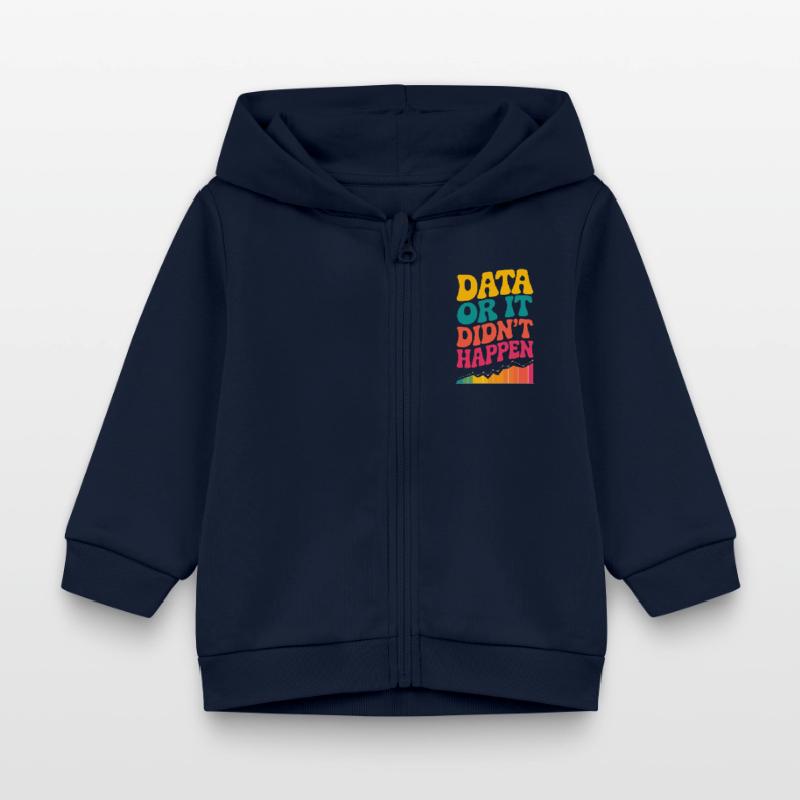 Data Analyst Data Scientist Data Engineer Data Or Baby Organic Kapuzenjacke Baby Connector von Stanley/Stella