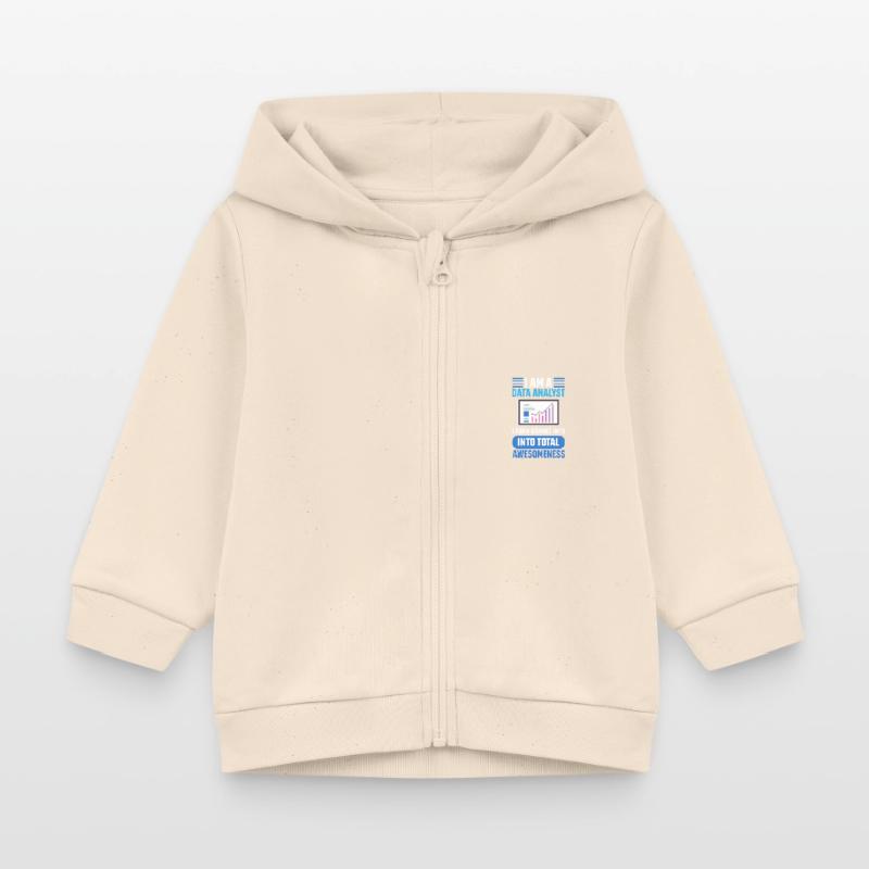 Data Engineer Data Processing Data Science Baby Organic Zip-up Hoodie by Stanley/Stella