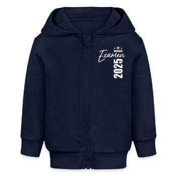 Examen bestanden 2025 - Prüfung - Erfolg - Baby Organic Kapuzenjacke Baby Connector von Stanley/Stella - Navy - Vorne