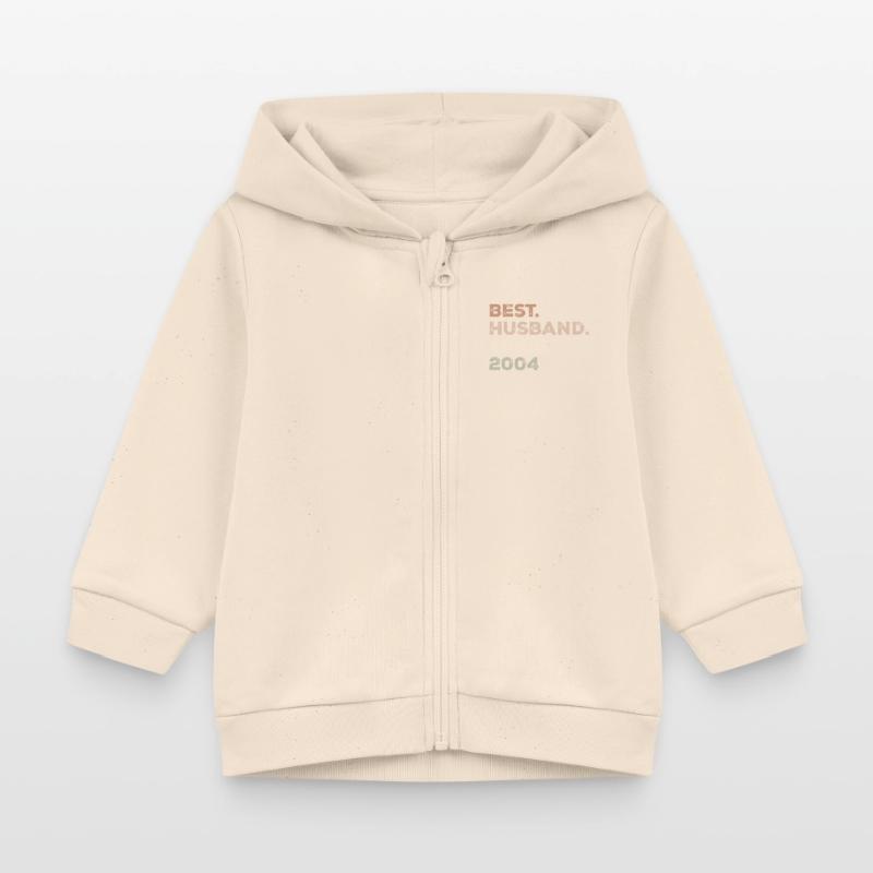 Bester Ehemann seit 2004 Geburtstagsgeschenk Baby Organic Kapuzenjacke Baby Connector von Stanley/Stella
