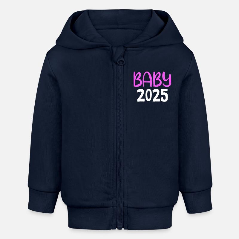 Bébé 2025 - Veste à capuche bébé bio Stanley/Stella - bleu marine