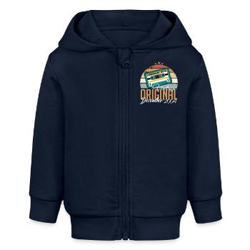 Dezember 2004 - Legenden Wurden 2004 Geboren - Baby Organic Kapuzenjacke Baby Connector von Stanley/Stella - Navy - Vorne