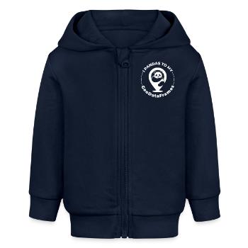 GeoDataFrames Pandas GIS Python Programmierung - Baby Organic Kapuzenjacke Baby Connector von Stanley/Stella - Navy - Vorne