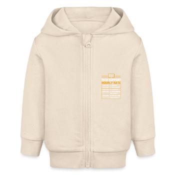 Tech Support - Baby Organic Kapuzenjacke Baby Connector von Stanley/Stella - Natur - Vorne
