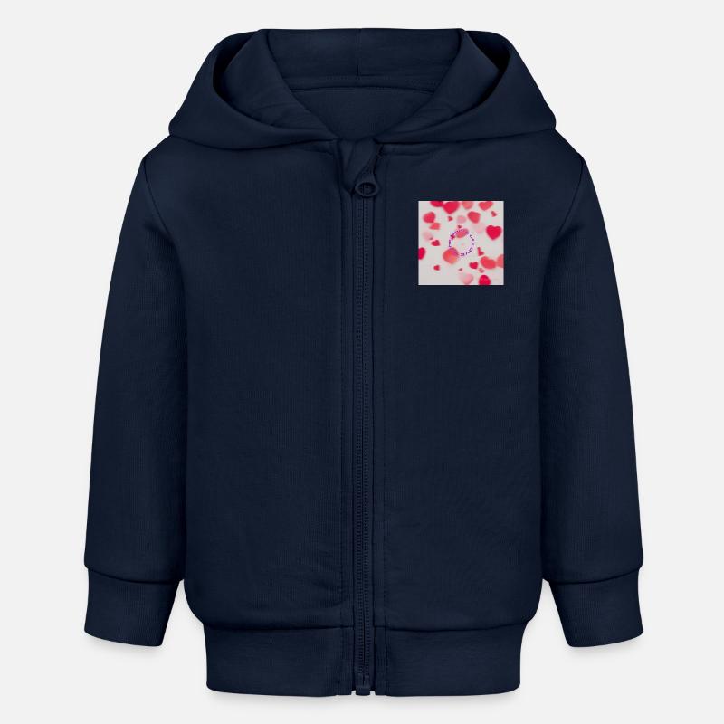 Fierté 2024 - Veste à capuche bébé bio Stanley/Stella - bleu marine