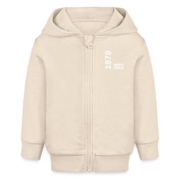 1979 Limitierte Auflage - Baby Organic Kapuzenjacke Baby Connector von Stanley/Stella - Natur - Vorne