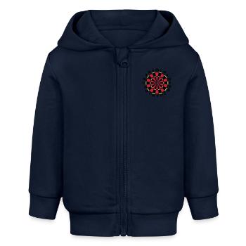 Darts - Veste à capuche bébé bio Stanley/Stella - bleu marine - Devant