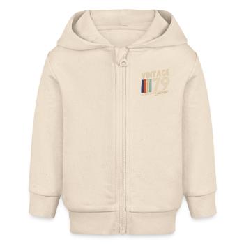 1979 - Baby Organic Kapuzenjacke Baby Connector von Stanley/Stella - Natur - Vorne