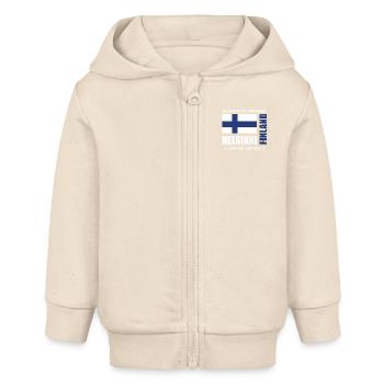 Helsinki - Baby Organic Kapuzenjacke Baby Connector von Stanley/Stella - Natur - Vorne