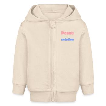 Mental health - Baby Organic Zip-up Hoodie by Stanley/Stella - soft Ecru - Front