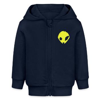 S1000RR alien - Veste à capuche bébé bio Stanley/Stella - bleu marine - Devant